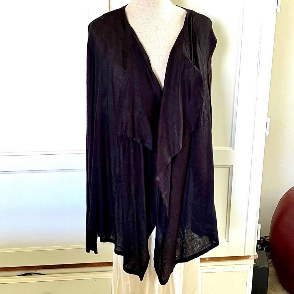 Calvin Klein Mixed Media Cardigan